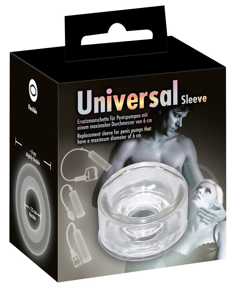 You2Toys Universal-Ersatzmanschette transparent aus TPE