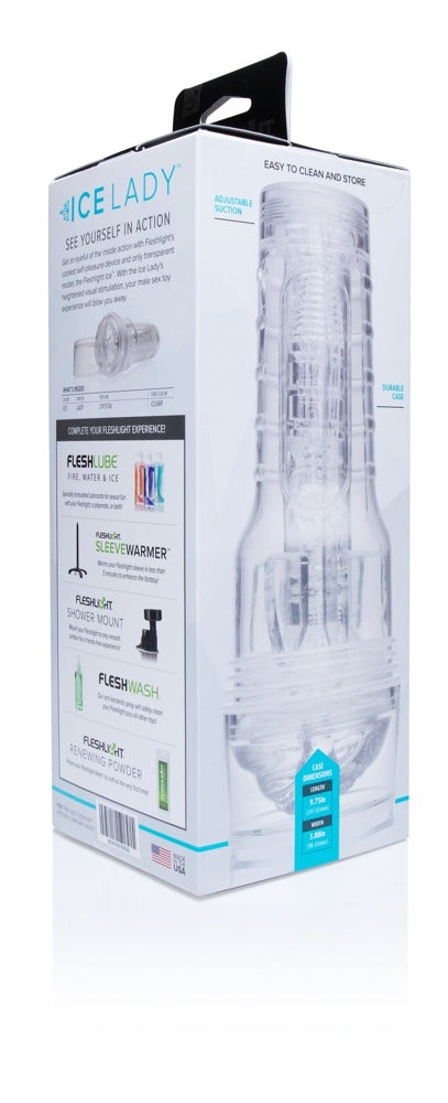Fleshlight Ice Lady Crystal transparenter Masturbator, Vagina