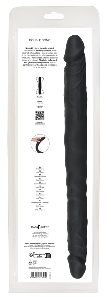 Bad Kitty Doppeldildo aus Silikon im Realistik-Look