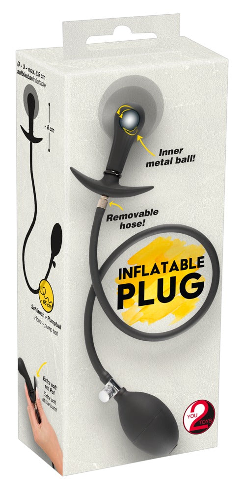 You2Toys aufblasbarer Analplug mit innenliegender Metallkugel