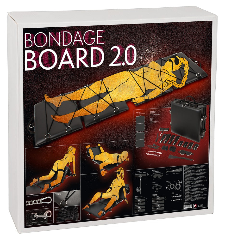 You2Toys Bondage Board 2.0 zusammenklappbar mit Zubehör