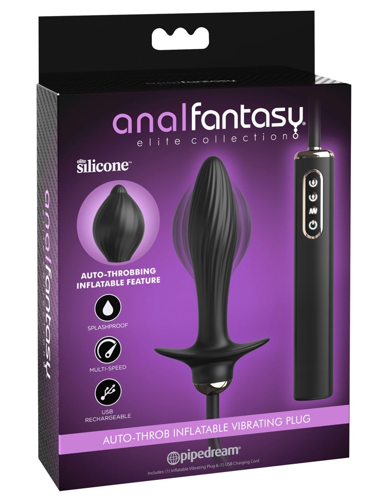 Anal Fantasy Elite Auto-throb Inflatable Plug
