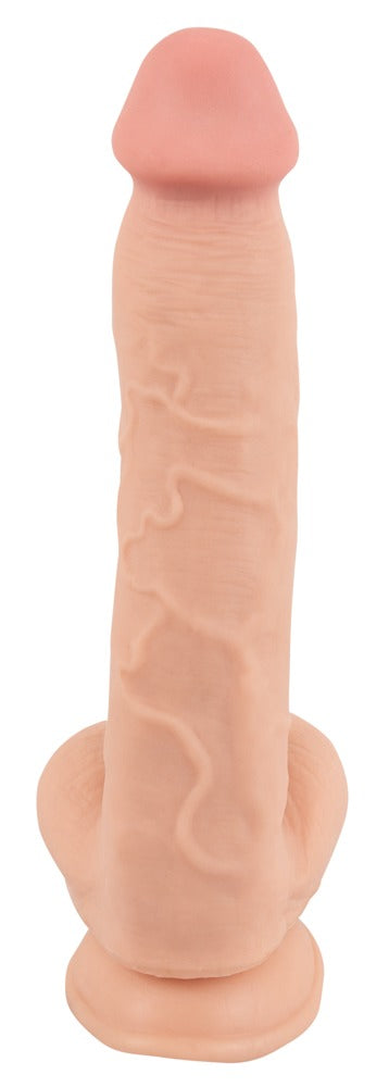 Nature Skin Dildo mit beweglicher Haut und Saugfuss, 24,7 cm