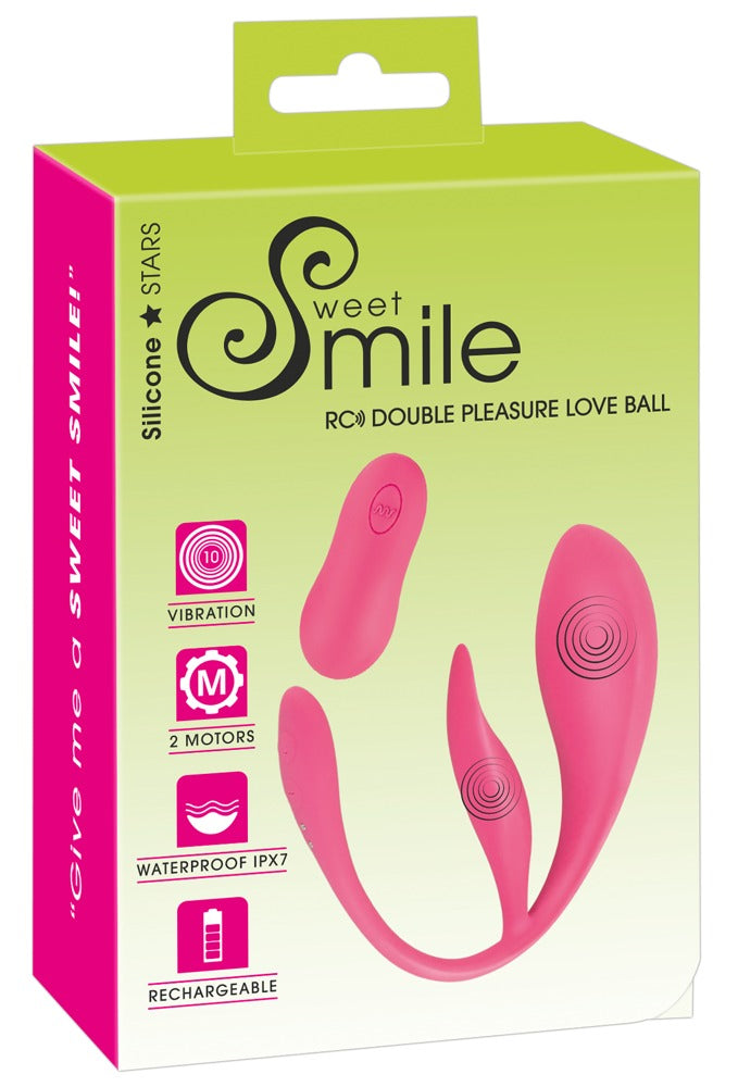 Sweet Smile RC Double Pleasure Love Ball mit Klitorisvibrator