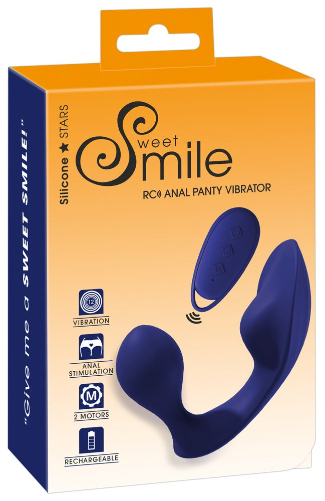 Sweet Smile RC Anal Panty Vibe Kombi aus Analplug und Auflegevibrator