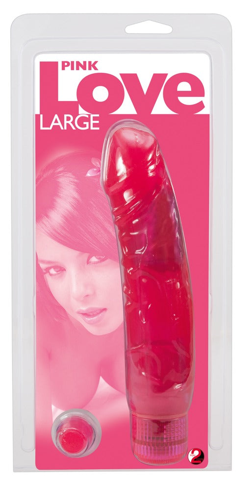 You2Toys Pink Love biegsamer Vibrator in transparentem Pink