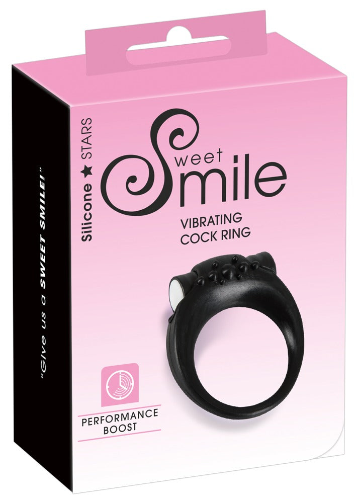 Sweet Smile Vibrating Cock Ring mit herausnehmbarem Mini-Vibrator