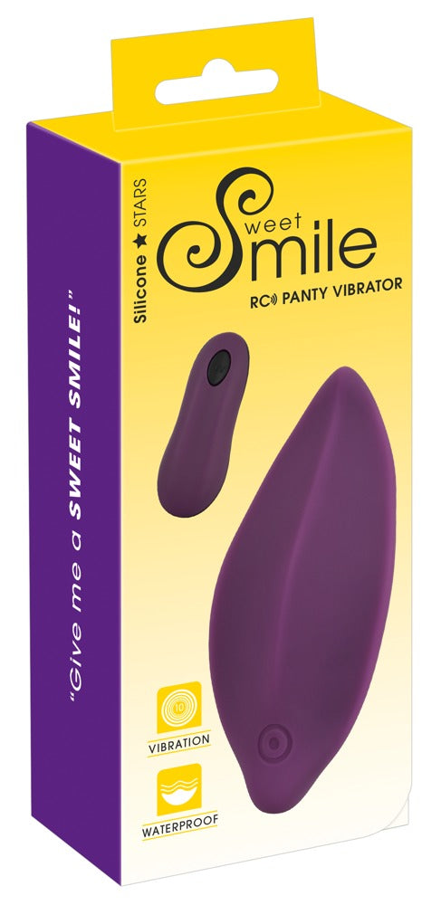 Sweet Smile RC Panty Vibrator anatomisch geformt für den Slip