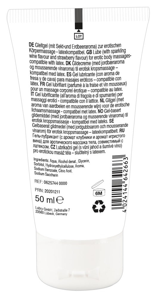 Lick it! Erotik-Massagegel Erdbeere-Sekt