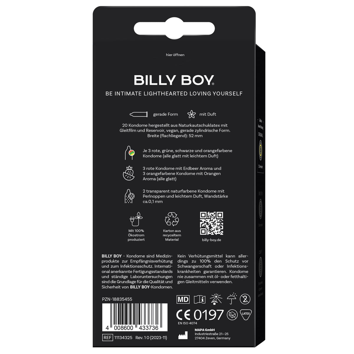 BILLY BOY Bunte Vielfalt 10 Stück