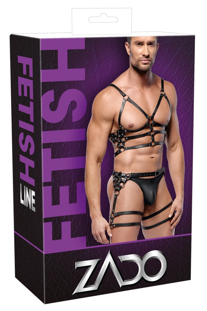 ZADO Herren-Harness-Set mit Schenkelriemen
