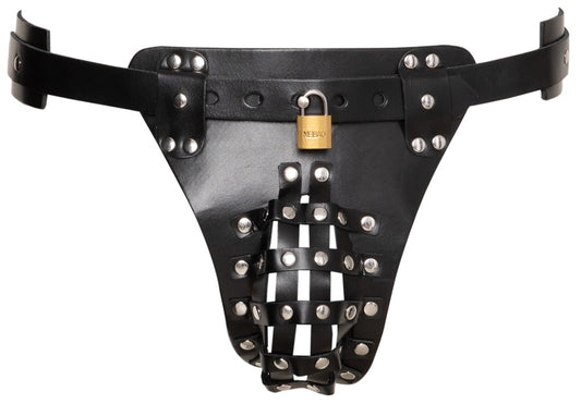 ZADO Herren-Keuschheits-String aus Leder