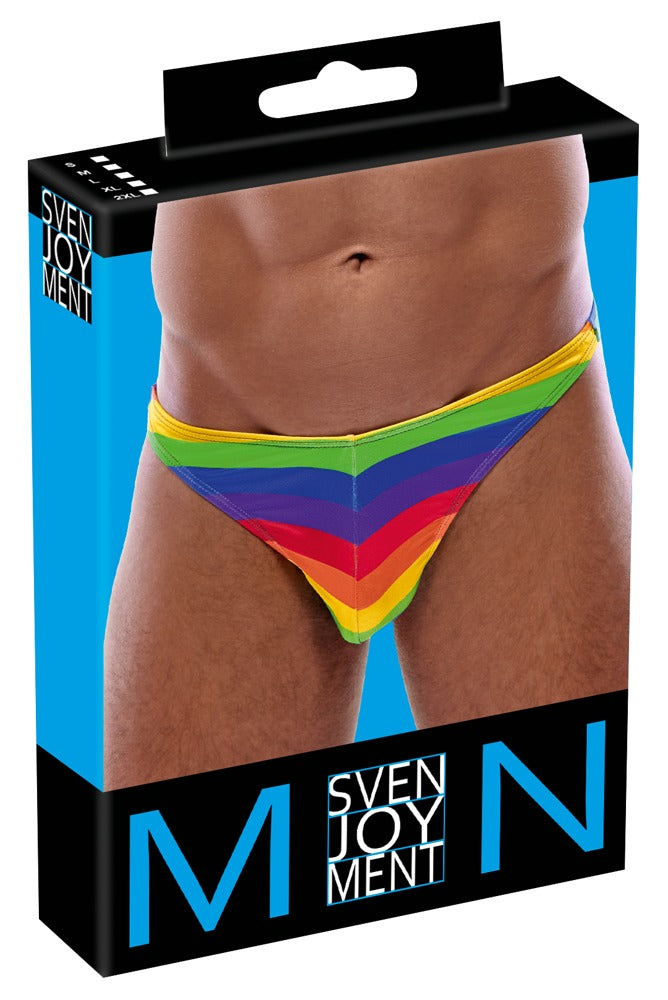 SVENJOYMENT Herren-Riostring im Regenbogen-Look