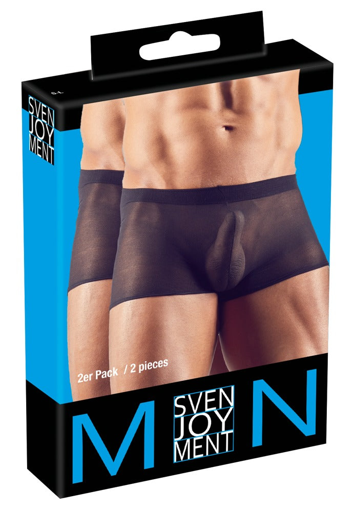 SVENJOYMENT Herren-Pants transparent, 2er-Pack