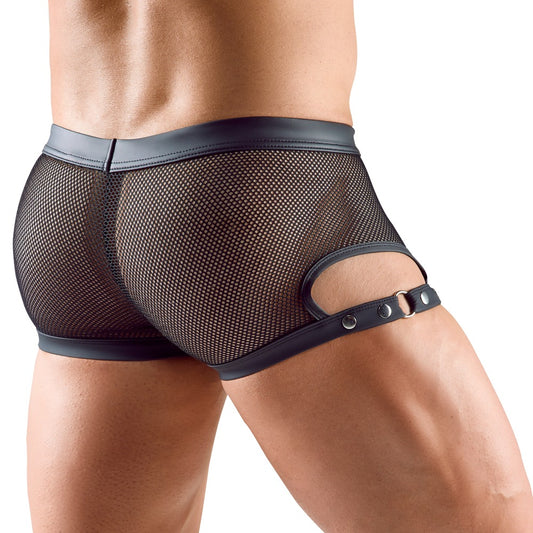 SVENJOYMENT Herren-Netz-Pants mit Schenkelriemen