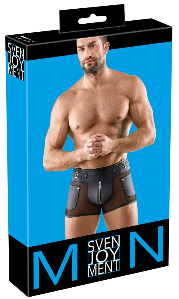 SVENJOYMENT Herren-Pants mit Netz-Einsätzen und Taschen