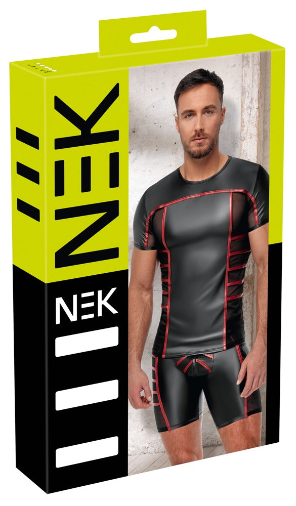 NEK Herren Shirt Schwarz/rot