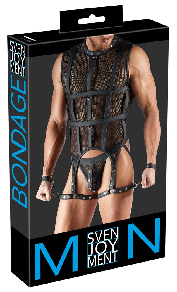 SVENJOYMENT Herren-Bondage-Netz-Set mit Jock