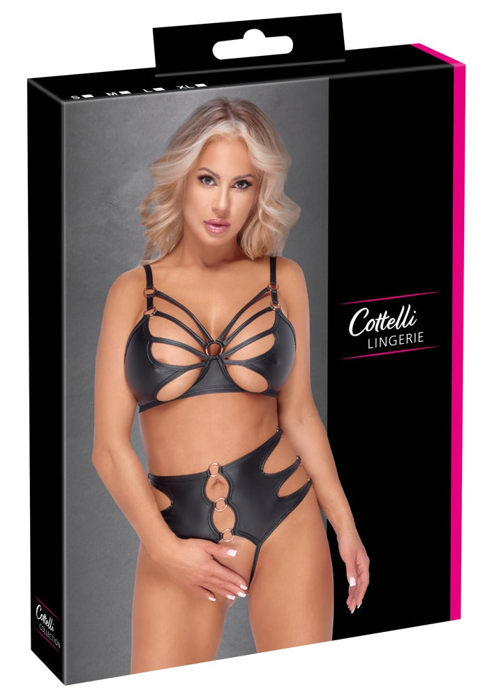 COTTELLI Ouvert-Set mit Ringen