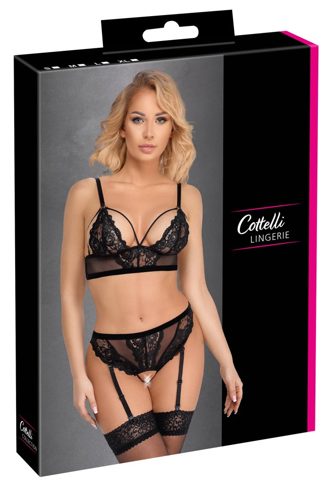 COTTELLI Bralette-Set mit Straps-Slip