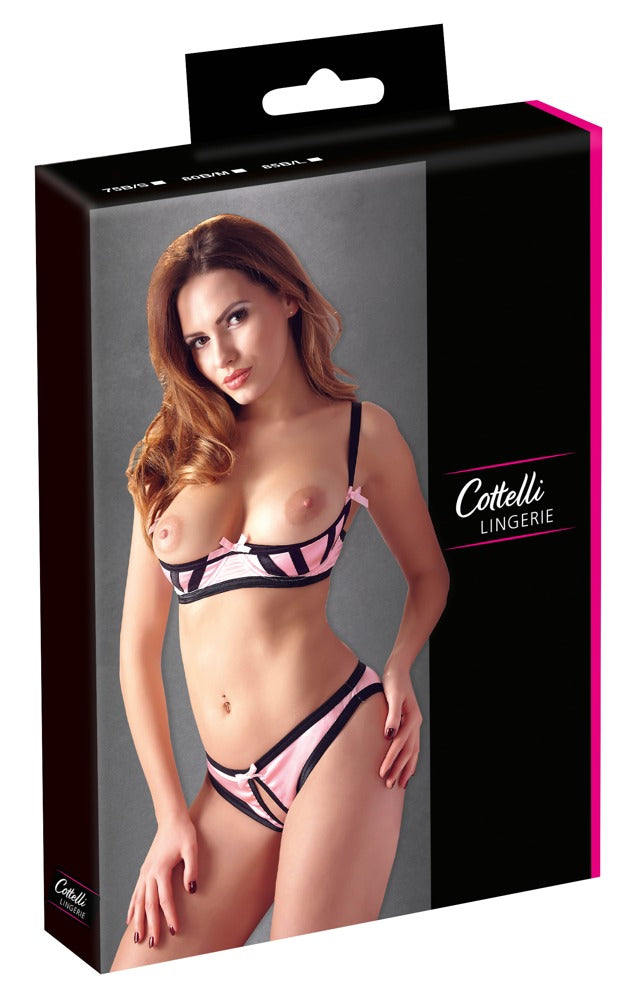 COTTELLI Hebe-Set aus Satin, Rosa