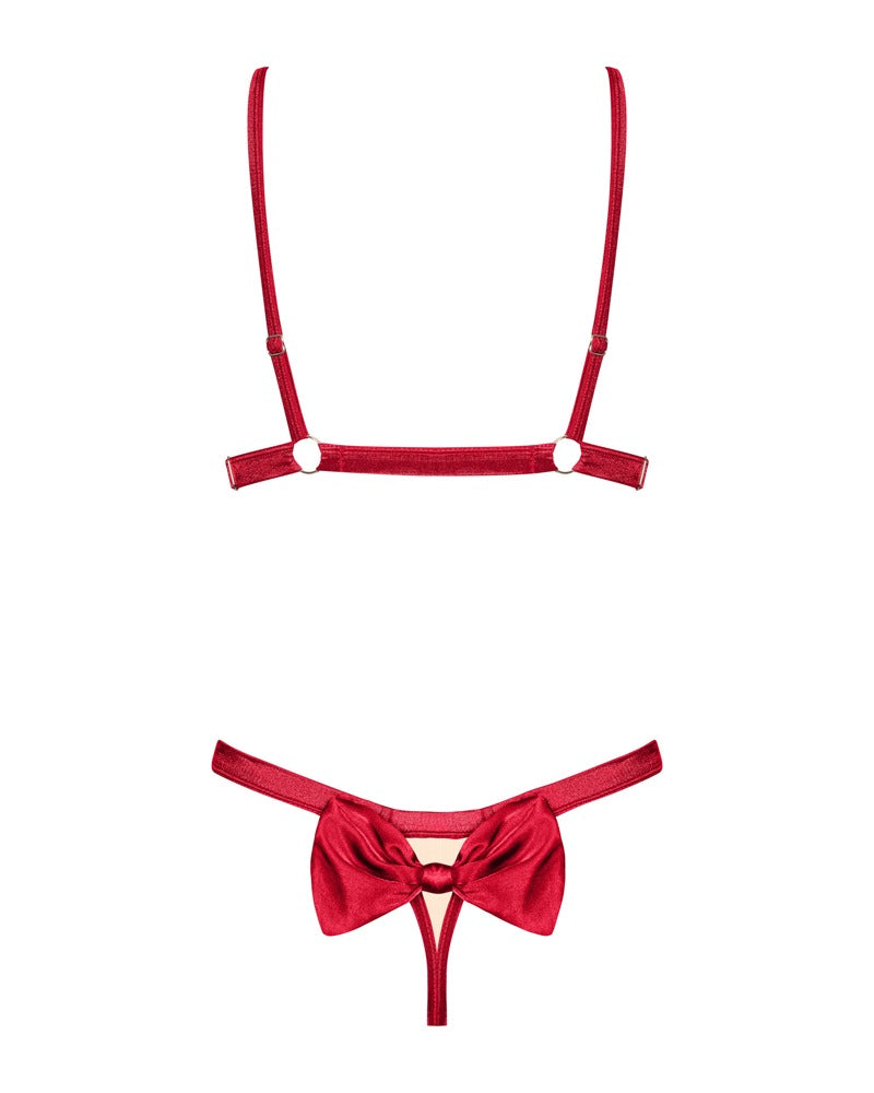 OBSESSIVE Soft-BH-Set in Rot, offene Cups