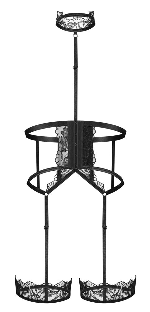 OBSESSIVE Straps-Harness mit Spitze