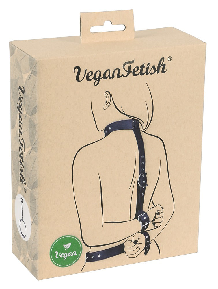 Vegan Fetish Hals-Handfessel Vegan