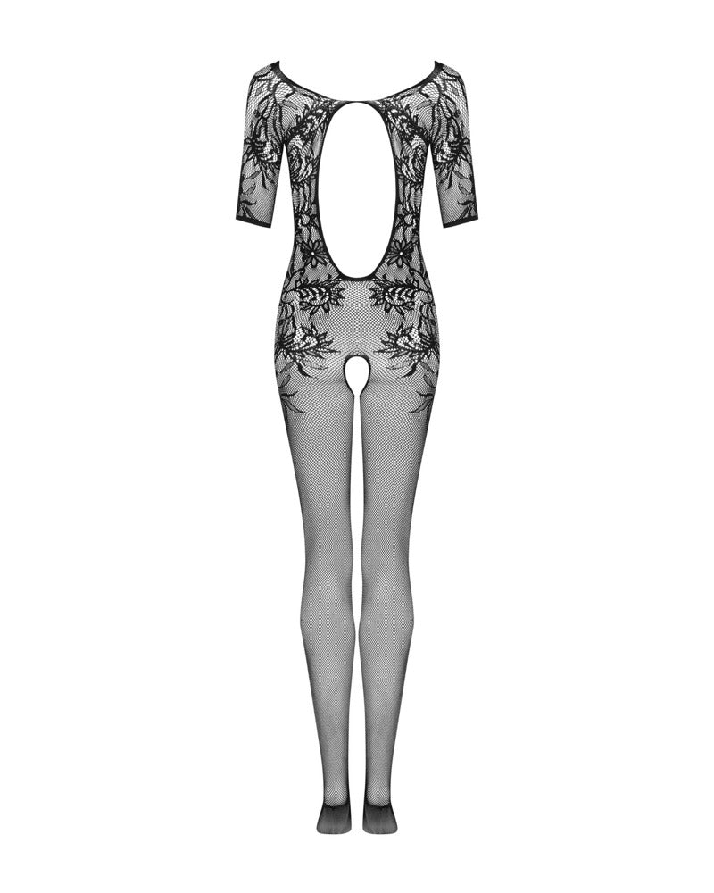 OBSESSIVE Netz-Catsuit, schwarz