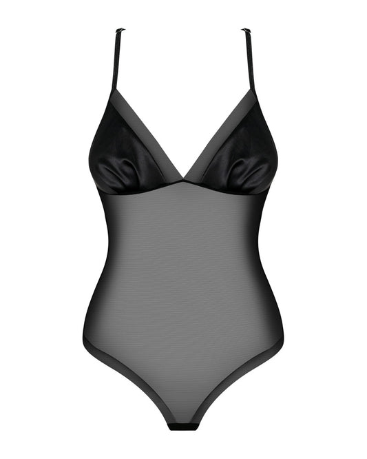 OBSESSIVE Spitzen-Body, schwarz