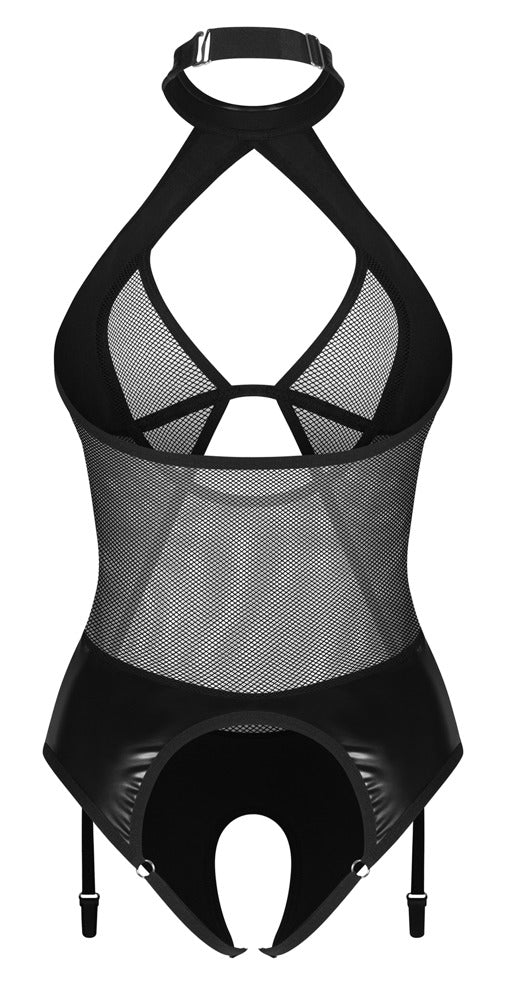 OBSESSIVE Straps-Body ouvert, Wetlook & Netz