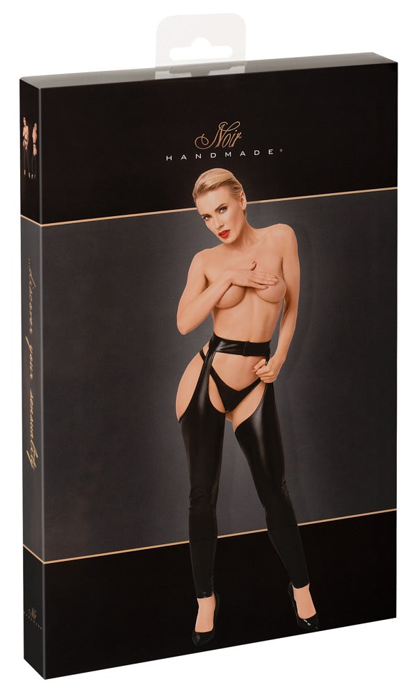 NOIR Wetlook-Chaps, po-frei