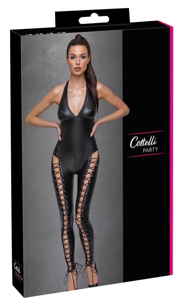 Cottelli Mattlook-Overall mit Bein-Schnürung