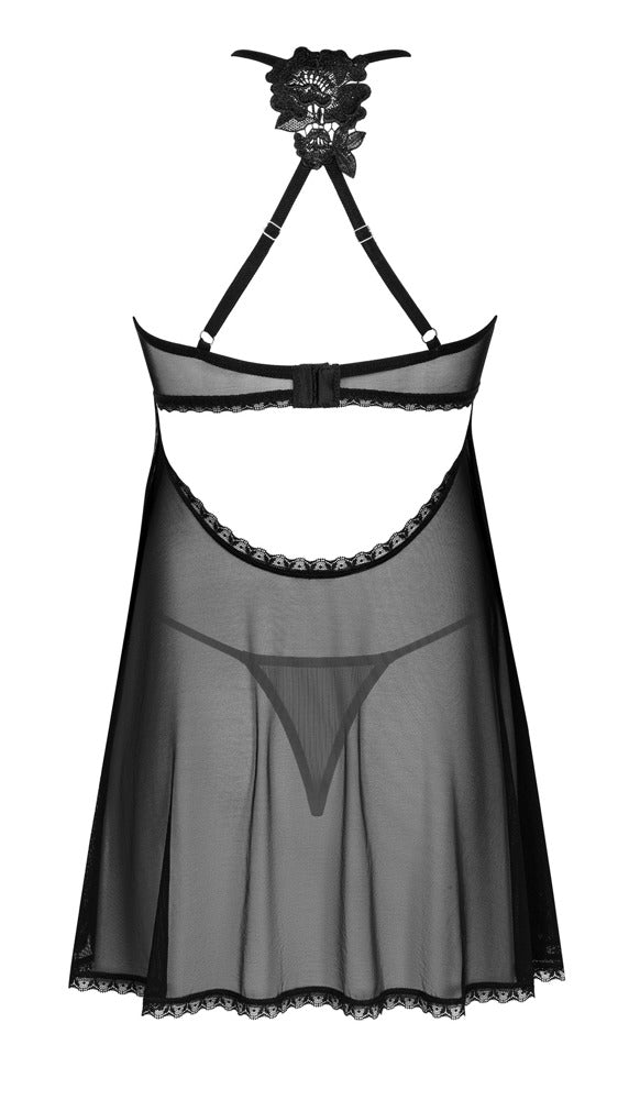 OBSESSIVE ausgestelltes Babydoll mit String