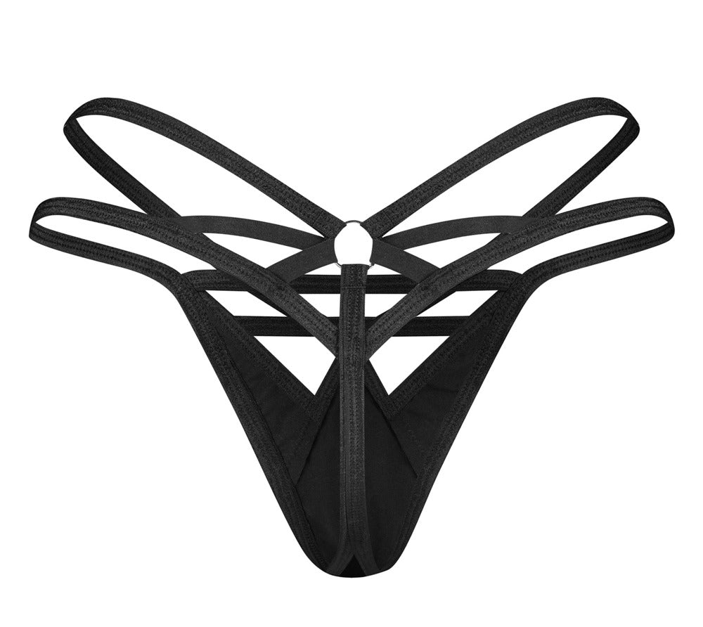 OBSESSIVE Lack-String mit Riemen-Optik