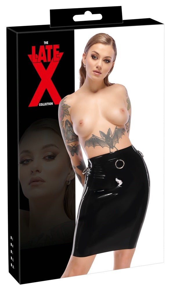 LATE X Latex-Rock mit Fesselringen