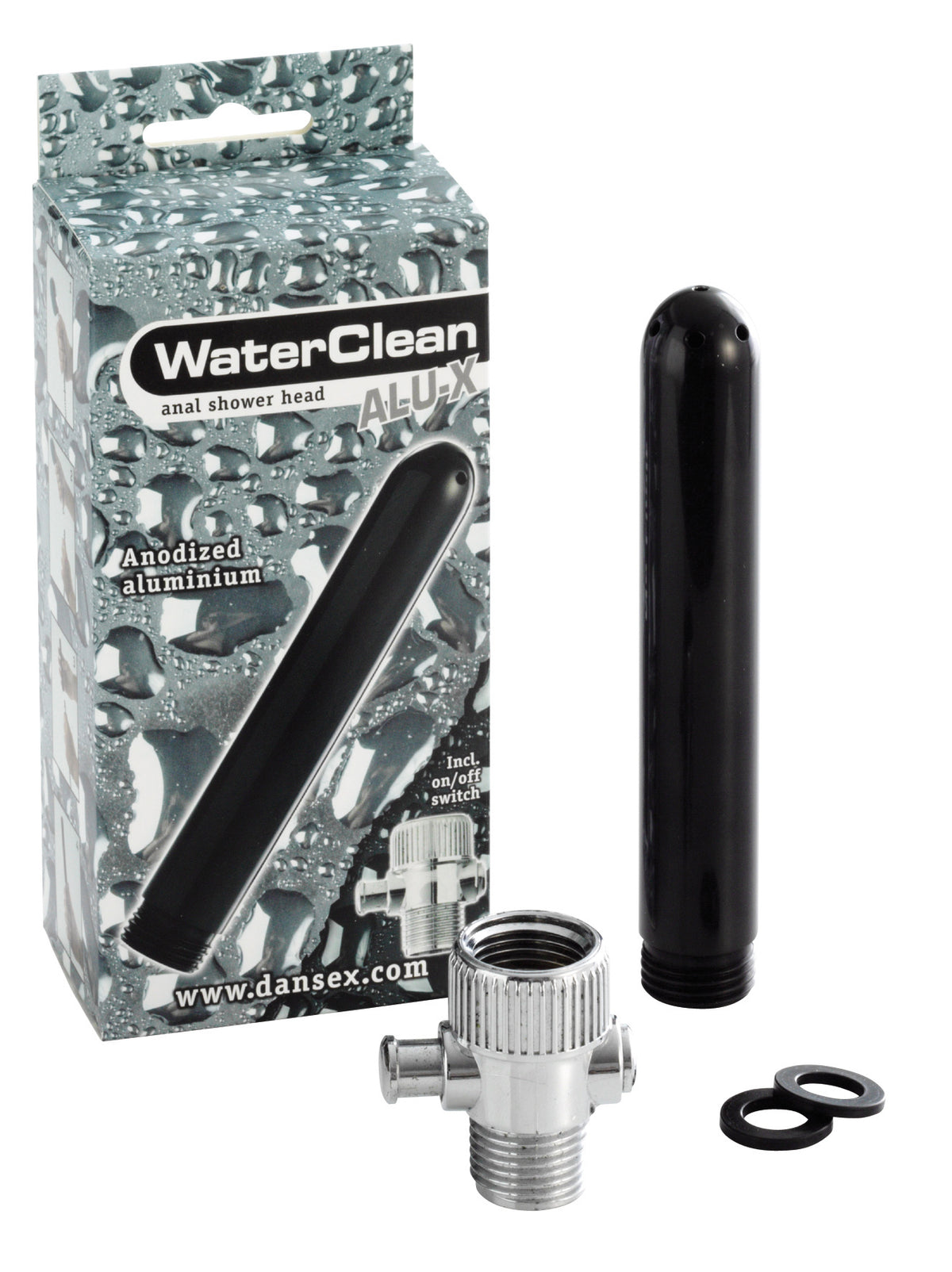 WaterClean Anal Duschkopf Alu-X