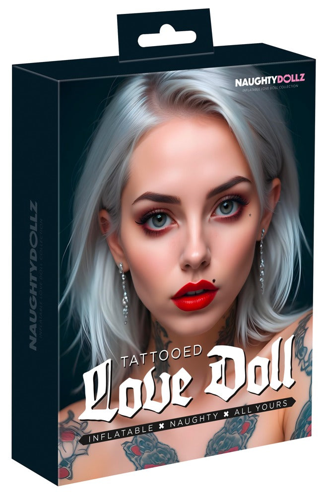 You2Toys NaughtyDollz aufblasbare Liebespuppe mit Tattoo-Motiven