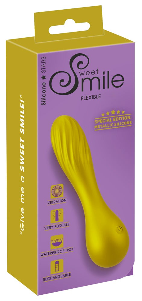 Sweet Smile Metallic Vibe handlicher Minivibrator, gold