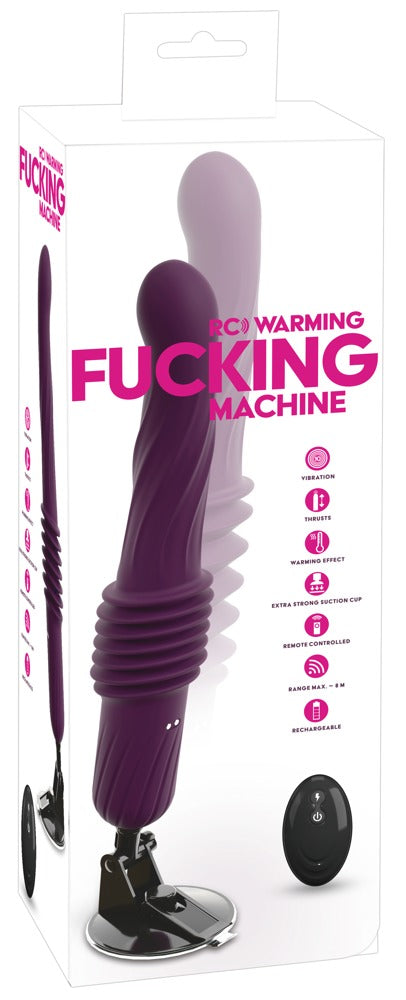 You2Toys RC Warming Fucking Machine Stoßvibrator mit Wärme, lila