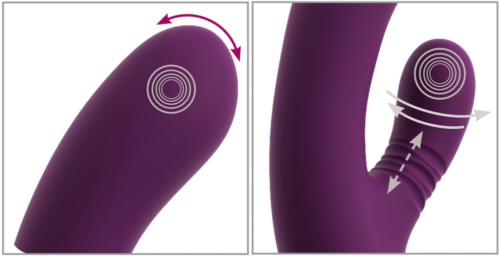 JAVIDA Vibrator With Nodding Function