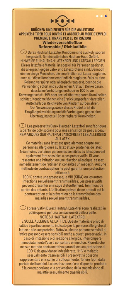 Durex Hautnah Latexfrei 30er