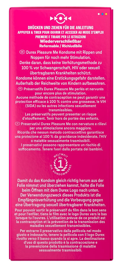 Durex Pleasure Me 40er