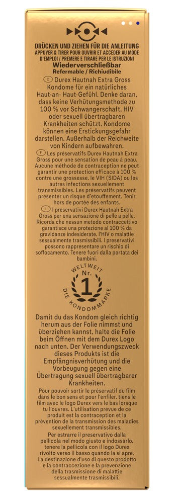 Durex Hautnah Extra Groß 10er