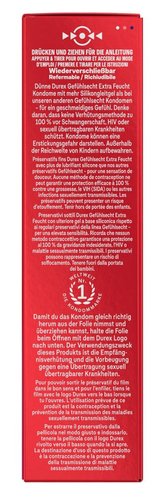Durex Gefühlsecht Xtrafeucht10