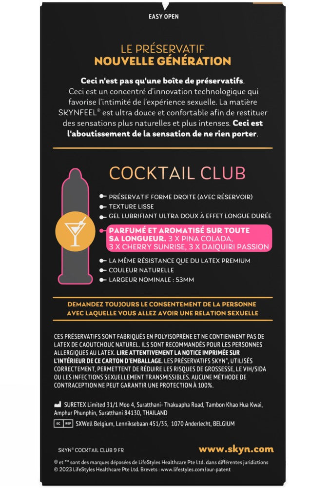Skyn Cocktail Club 9er FR