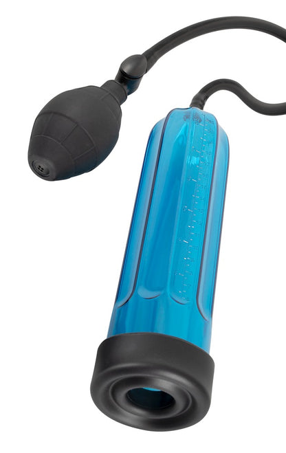 Sweet Smile Pump Cool Penispumpe mit Messskala und Ballpumpe