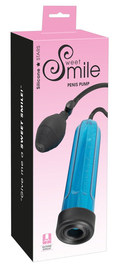 Sweet Smile Pump Cool Penispumpe mit Messskala und Ballpumpe