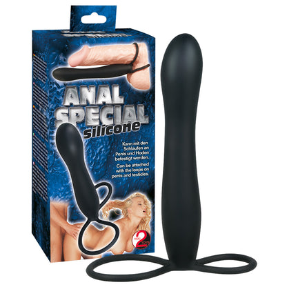 You2Toys Anal Special Silikon-Analdildo mit Penis-/Hodenschlaufen