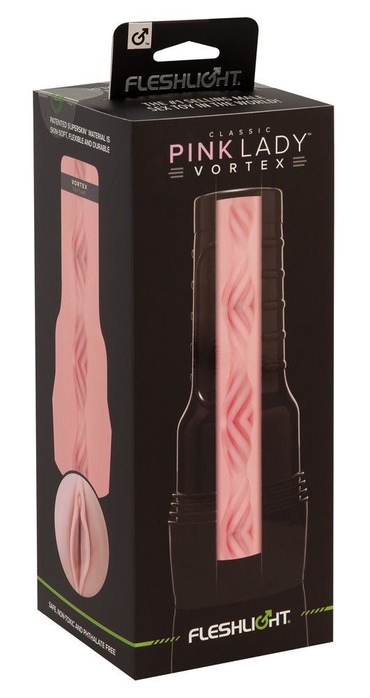 Fleshlight Pink Lady Vortex Masturbator mit gerilltem Kanal